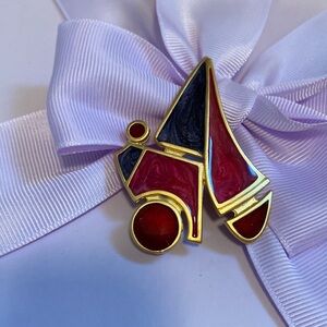 ACTV Vintage Enamel with gold tones. Like NEW!​​